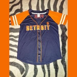 Detroit Tigers Baseball MLB sports jersey pink Victorias Secret
